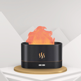 Flame Effect Essential Oil Diffuser & Humidifier with LED Night Light for Home